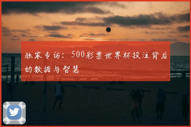 独家专访：500彩票世界杯投注背后的数据与智慧